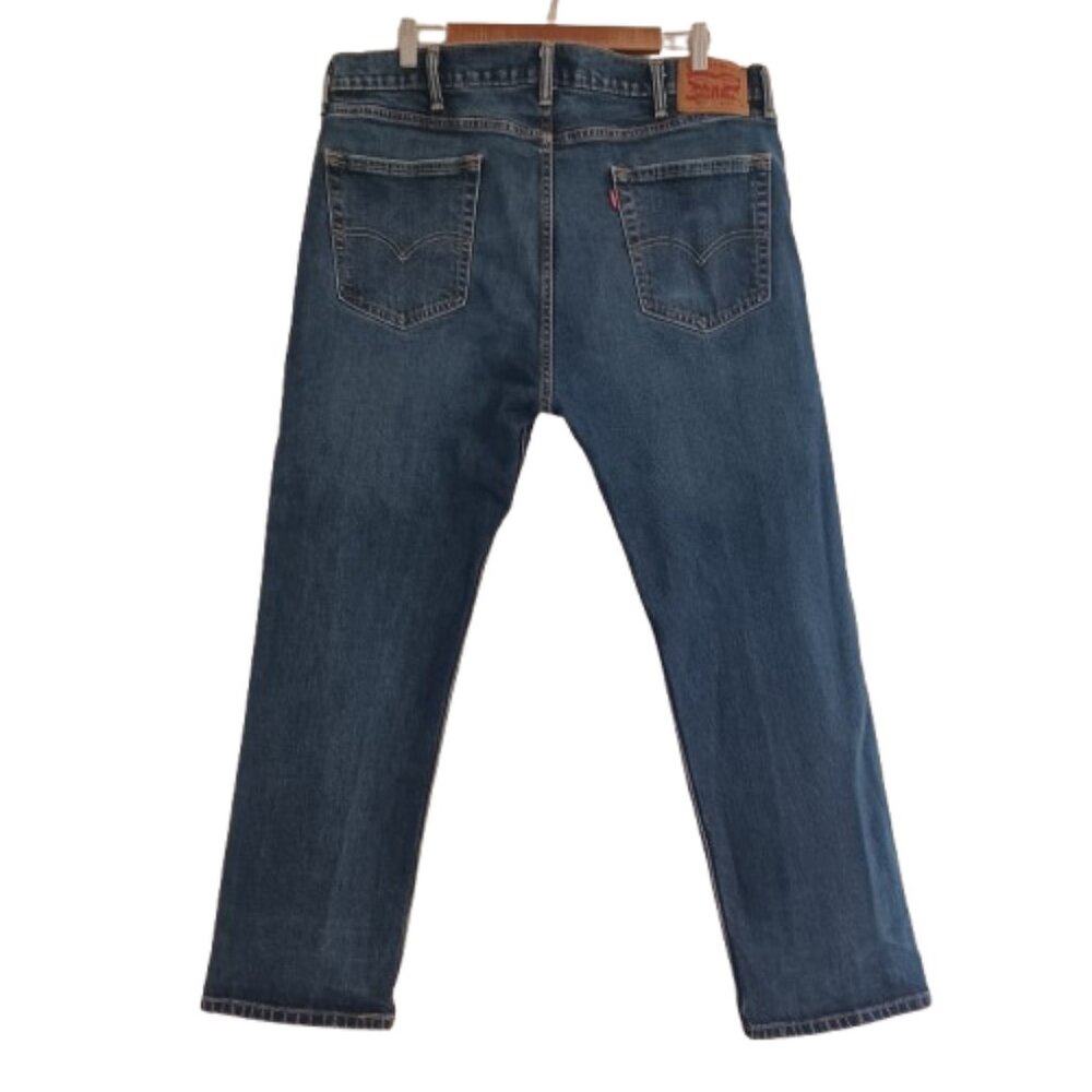 MEN'S LEVI'S BLUE JEANS 505 Straight Leg Medium Wash Denim Size 40W X 30L